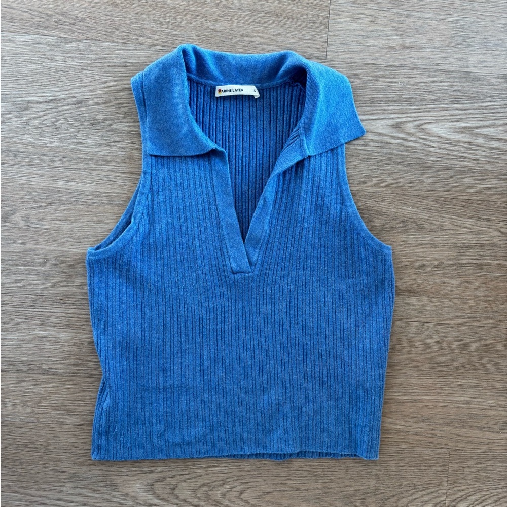 MARINE LAYER AMELIA RIB POLO *S*